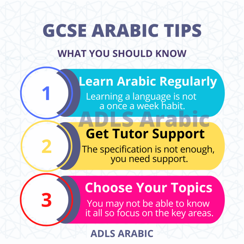 GCSE Arabic Tips